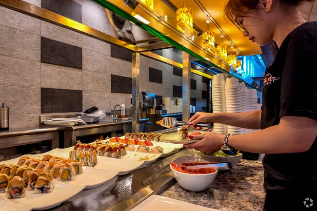 One highlight of Jasmine Buffet in Dentsville is their sushi.