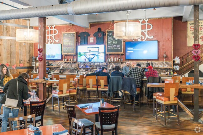 J.J. Ratigan Brewing Company has a rustic, fun and classy atmosphere nearby Washington-Rosedale.