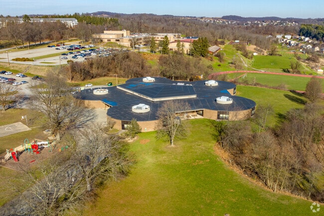 Nicely Elementary School is just a short drive from downtown Greensburg.