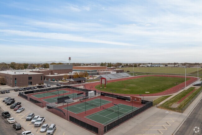 Students can take advantage of numerous sports opportunities at Delta High School.