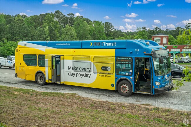 Hop on a bus and get where you need to go in Sand Ridge.