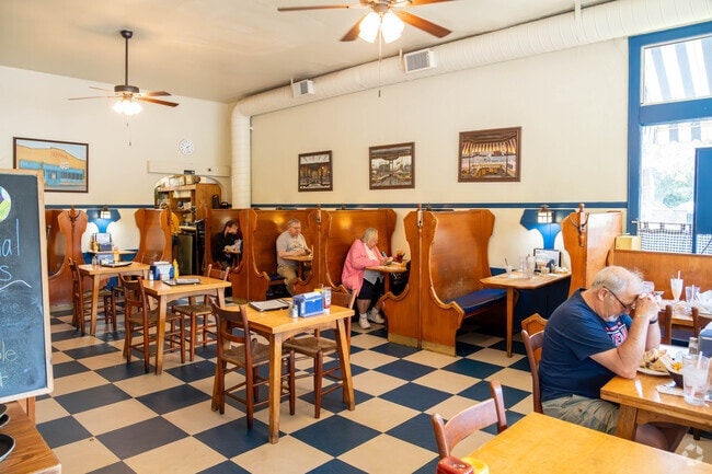 Taggart's Ice Cream is a popular lunch destination for the residents of North Lehman.