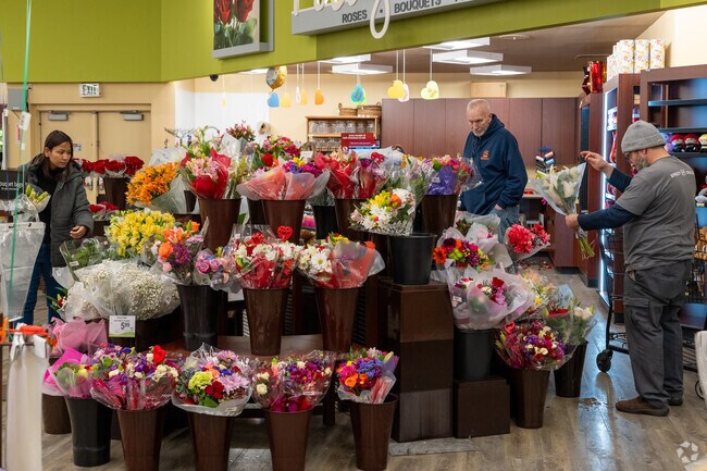Safeway in Roseway has a wide selection of beautiful flowers.