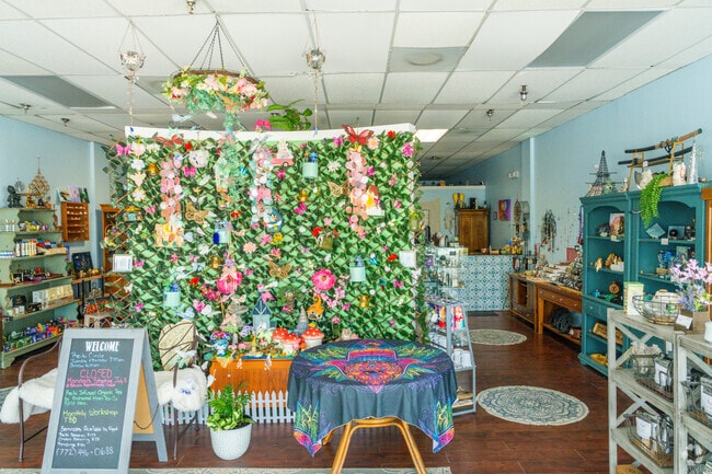 Enchanted Midnight Sun is a metaphysical supply store that Hidden Oaks residents can check out.