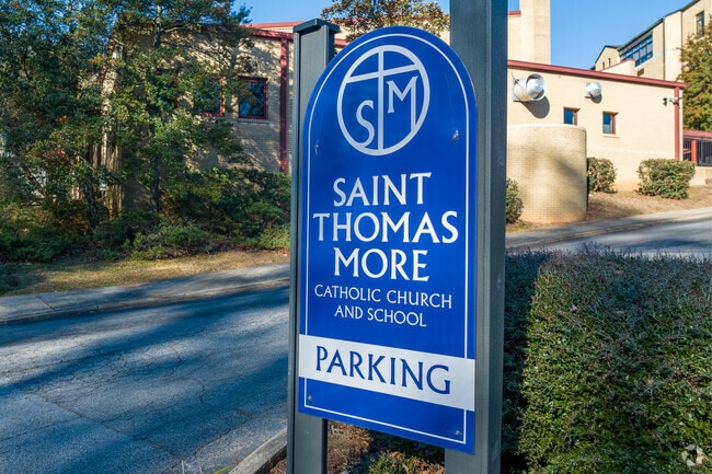 Saint Thomas More Catholic School serves students in the central Decatur area.