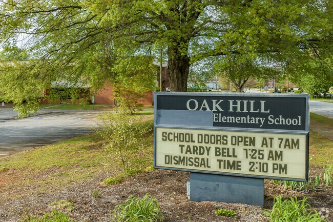 Oak Hill Elementary is situated at 320 Wrightenberry St, High Point, NC.