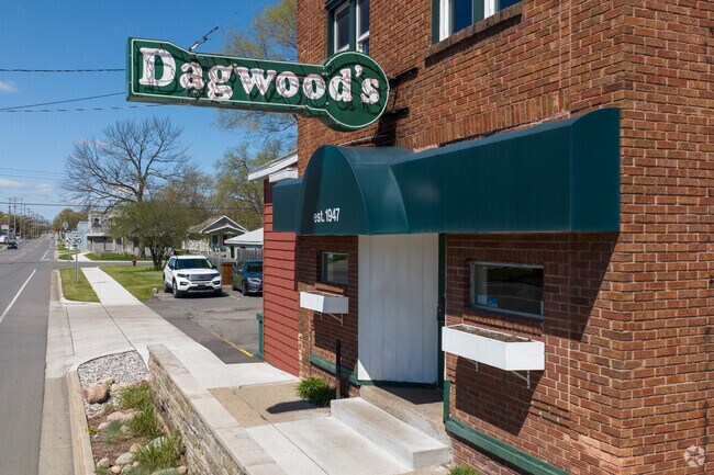Dagwoods Tavern serves hearty burgers on Kalamazoo Street in Fairview Area.