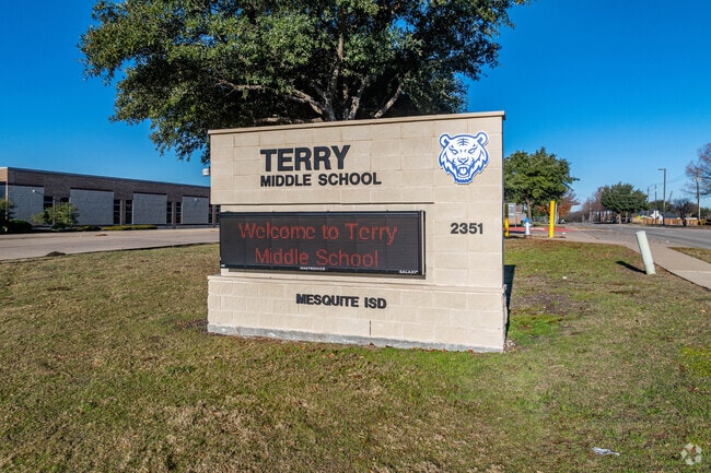 Welcome to Terry Middle School in Mesquite, Texas.