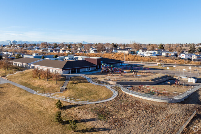 An overview of Federal Heights Elementary School in Thornton, Colorado.