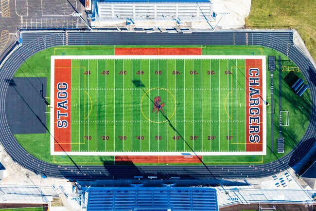 Ishnala residents are known to go to football games at the Stagg stadium.