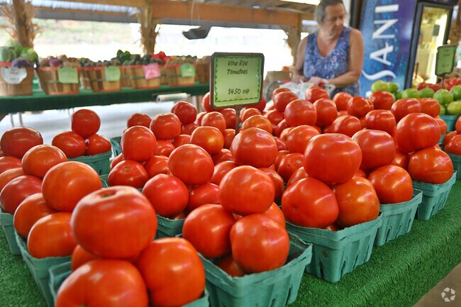 Fresh red tomatoes are on the menu at Linda's Produce in Harrison.