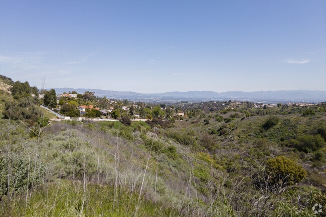 Wilderness surrounds the southern end of the Tarzana neighborhood.