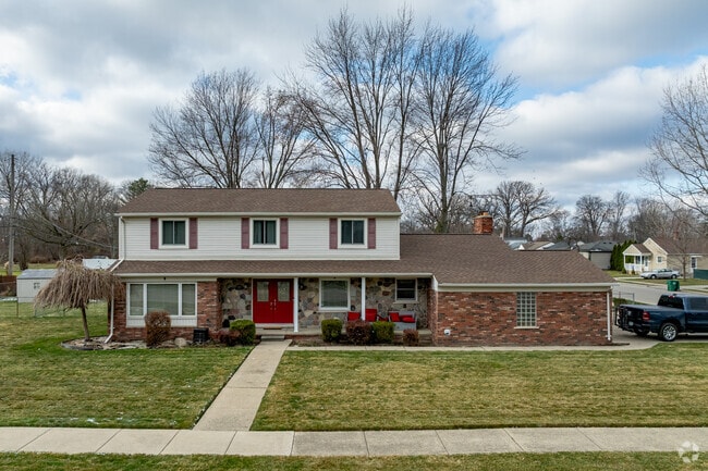 Larger home options in Westland include colonial revival and split-level floor plans.