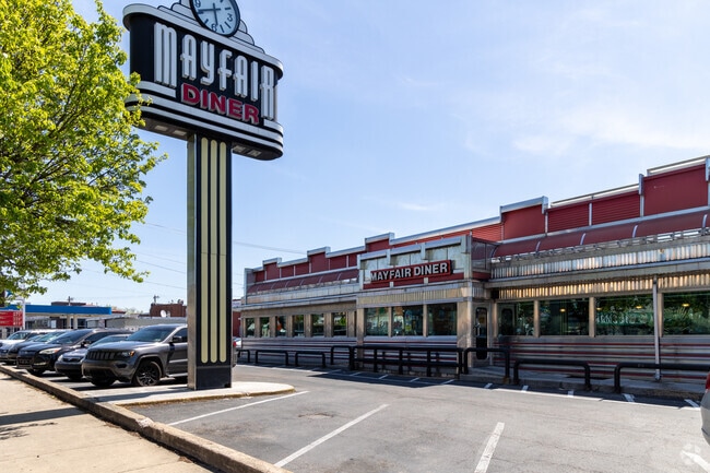The Mayfair Diner has been a staple in the neighborhood for many years.