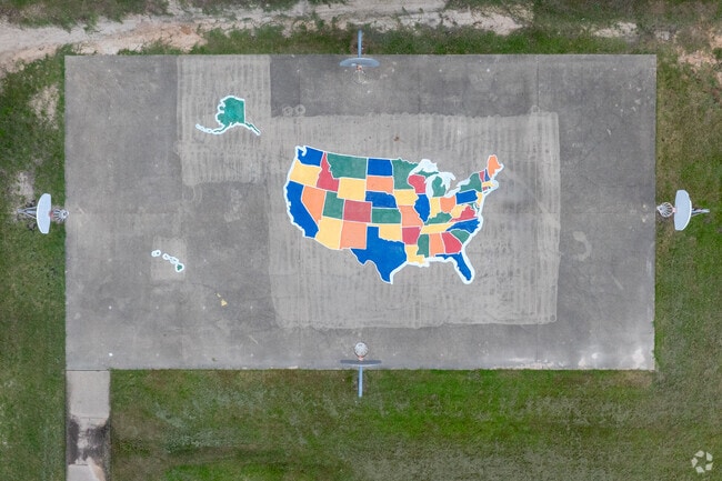 Sam Houston Elementary recess supports physical health and positive social interactions.