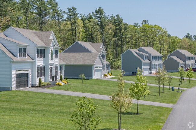 New homes in Raynham include many pleasantly hidden subdivisions that are classically inspired.