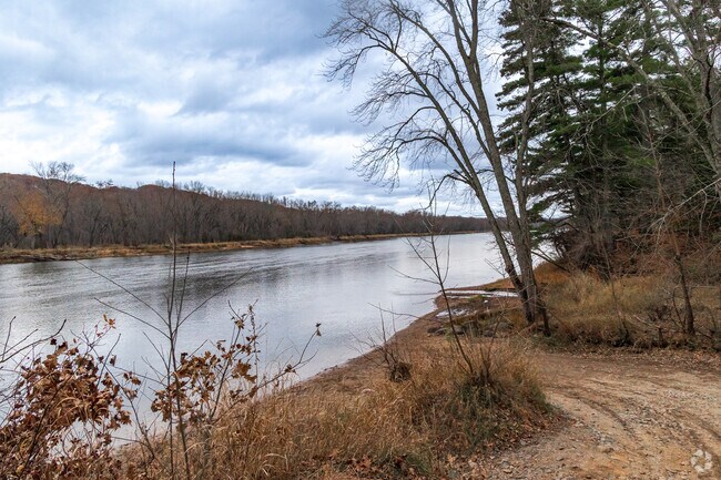 Bring your fishing pole and toss a line from the shore of the St. Croix River at Log House Landing.