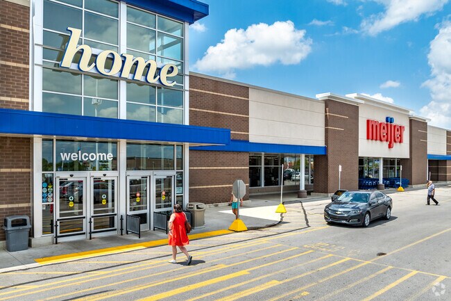 Many residents of Brookhollow buy their groceries at Meijer department store.