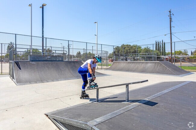 Skaters can practice their skills at Cary Park in Fresno.