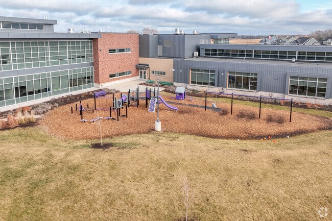 Students can enjoy the paly area at Meadow View Elementary School