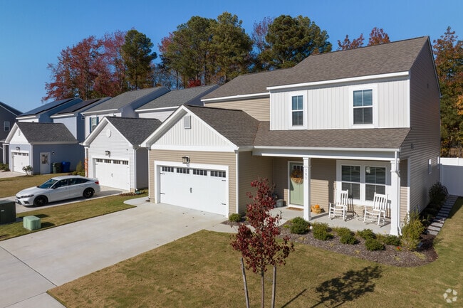 Newer homes are springing up all around Chuckatuck.