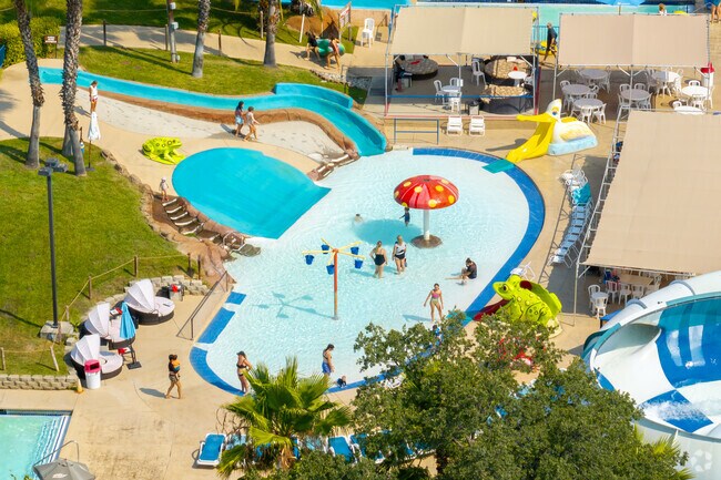 Water Works has an area for small visitors.