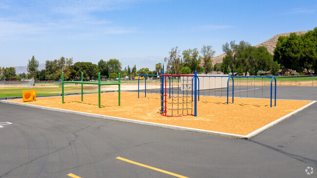 Students of Highland Elementary School have plenty of options during recess.