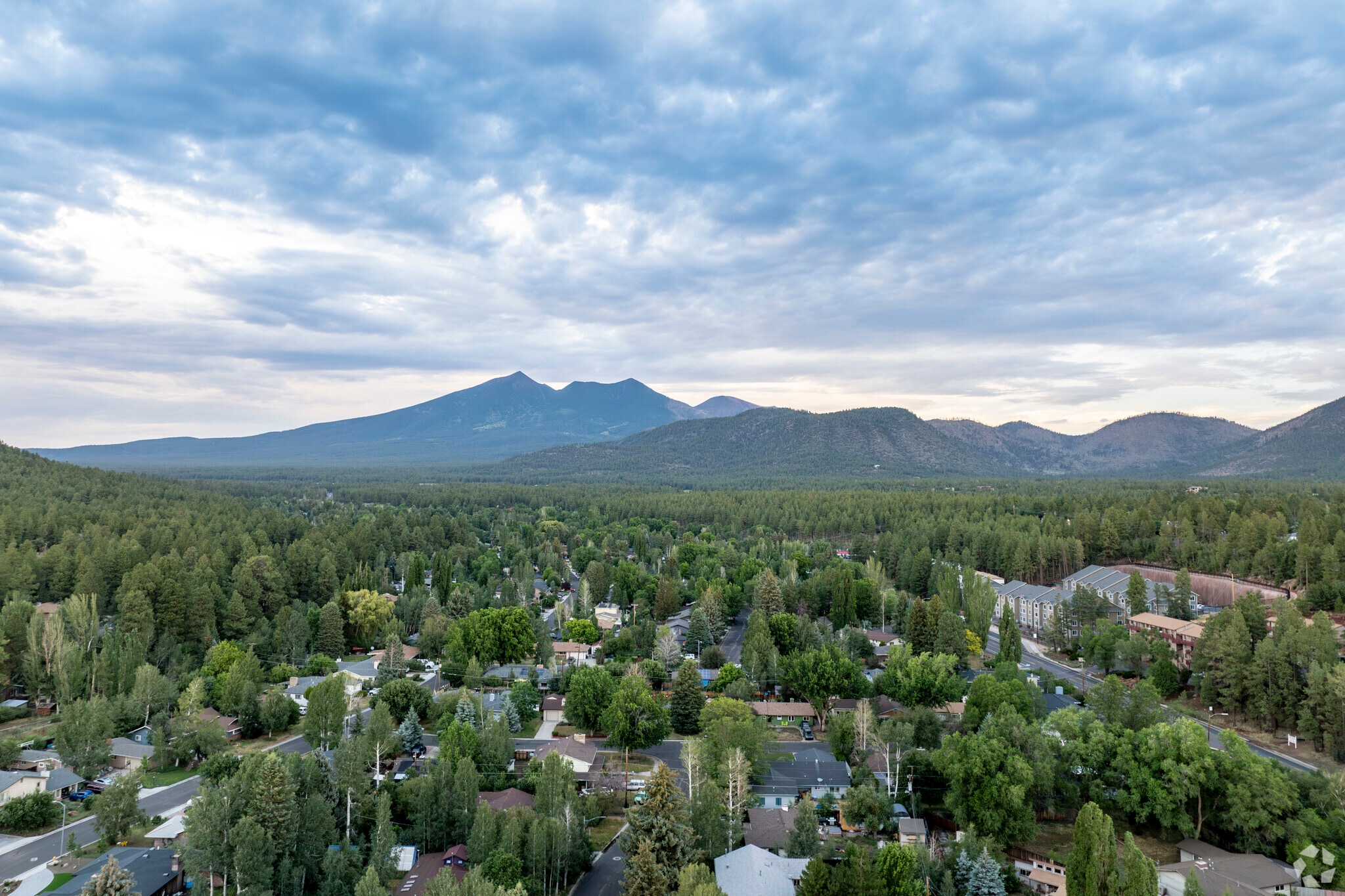 Monsoon rains keep the temps cooler in the summertime in Cherry Hill.