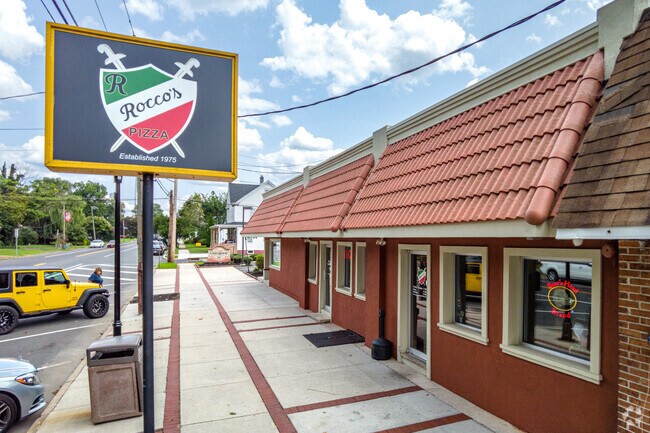 Grab a slice of pizza from Rocco’s, a family-run Italian restaurant in Florence, NJ.