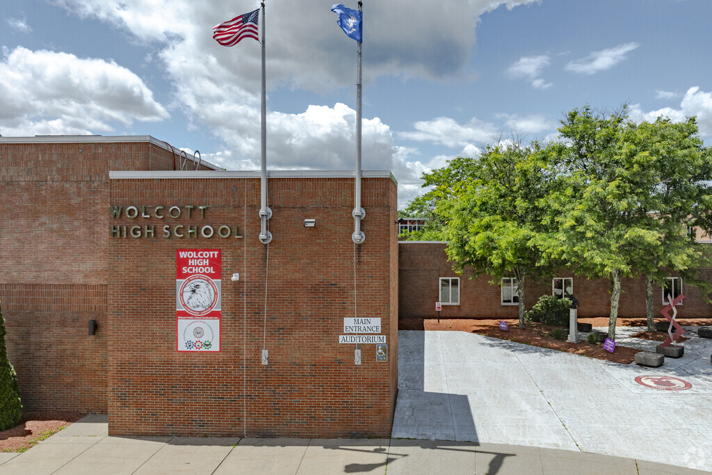 Wolcott High School is located at 457 Bound Line Road in Wolcott, CT.