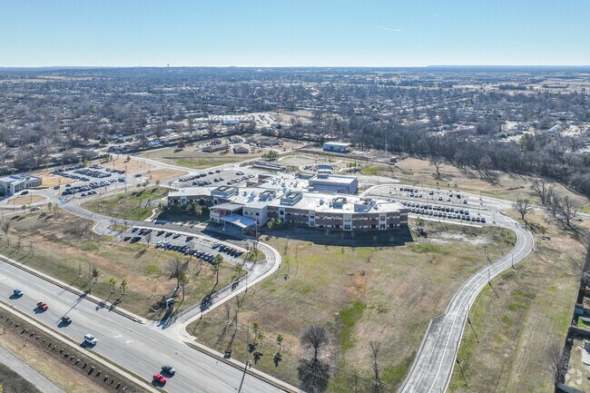Ellen Ochoa Elementary School has lots of open space and playgrounds available for students.