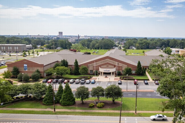 Students go to Cleveland Elementary School in Northside, SC.