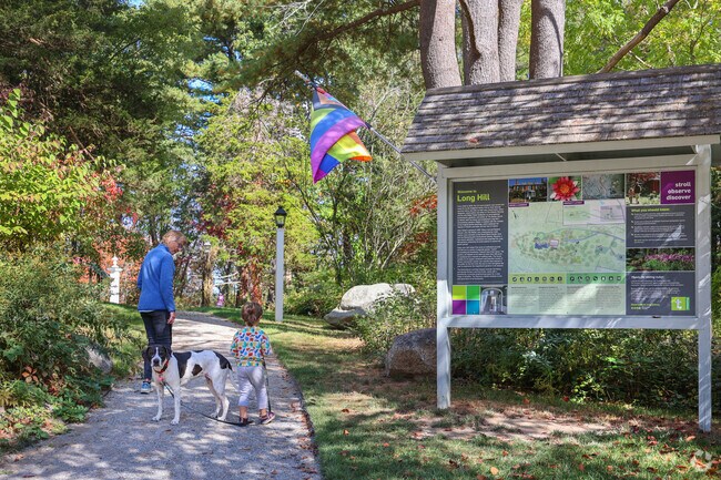 The heart of Centerville is the Long Hill estate with magnificent gardens and paths.