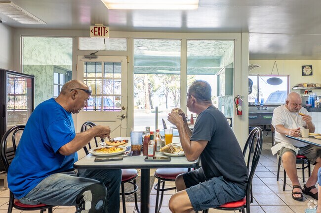 Desert Crest Coffee Shop provides a welcoming space to relax and connect with neighbors in Desert Edge.