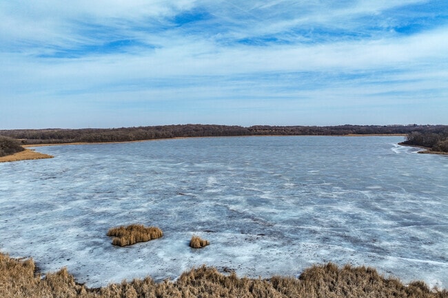 Steiger Lake is one of many waterways around Victoria that provides recreational activities.