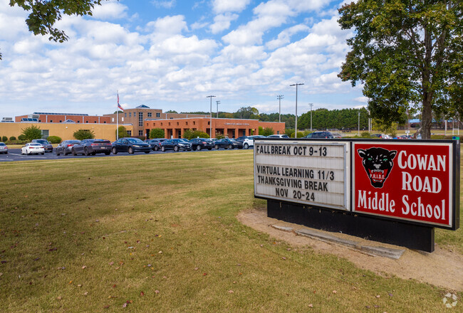 Cowan Road Middle School serves just under 600 students daily in Griffin.