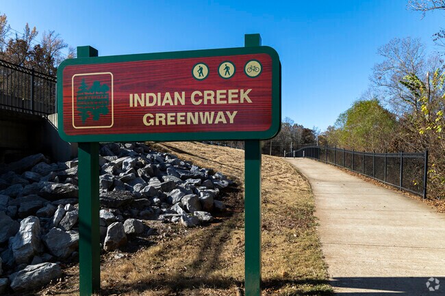 Discover Huntsville’s Indian Creek Greenway trail near Greenbrier.
