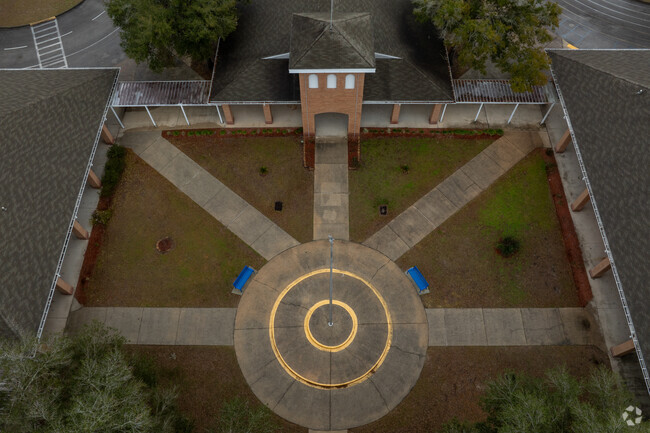 Local students can enjoy fresh air between classes at McRae Elementary School.