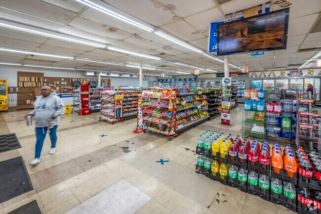 King MJ Food Mart contains most of your quick needed grocery items in Georgetown.