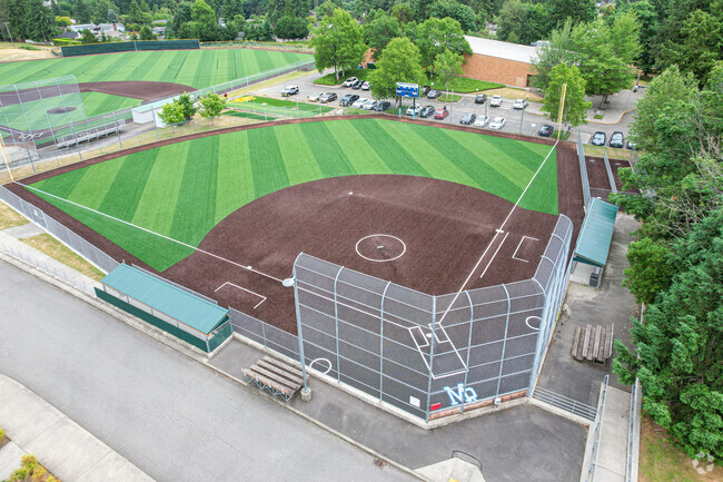 Baseball Field At Mount Rainier High School In Normandy Park.