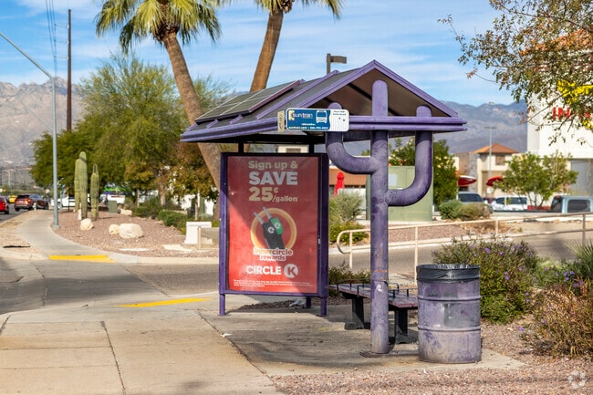 Sun Tran operates bus service throughout Broadway Northeast.