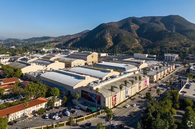 Warner Brothers Studio is the heartbeat of the film industry in The Media District.