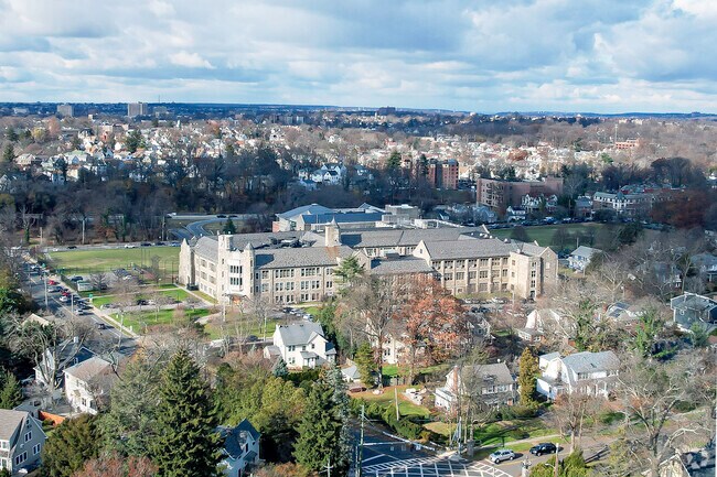 The Pelham Memorial High School is the only high school in the town of Pelham, New York.