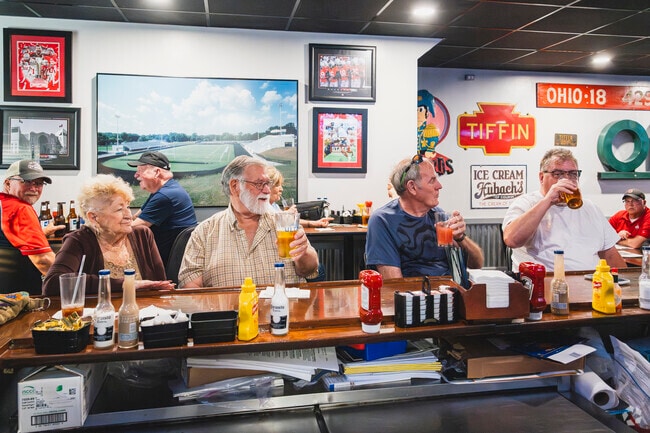 GW's Fine Food & Spirits is the local Tiffin watering hole full of charm and regulars.