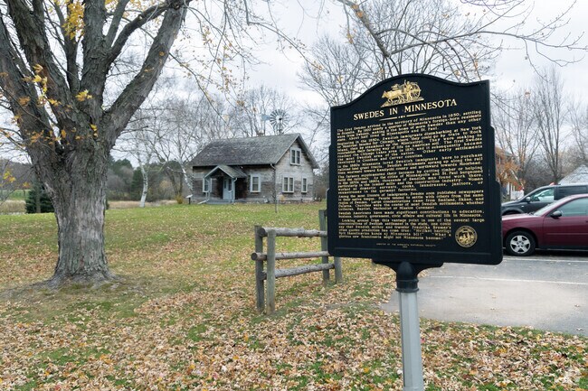 There are many historic sites throughout Scandia where residents and visitors can learn about its Swedish history.