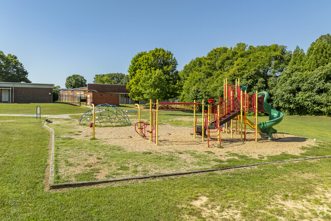 The campus of Sherwood Elementary School is secure and well looked after by faculty.