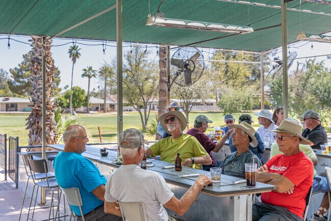 Central Mesa East locals head to On The Green Sports Grill to hang out with friends.