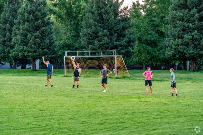 The fields at Caldwell Park is perfect for ultimate frisbee.