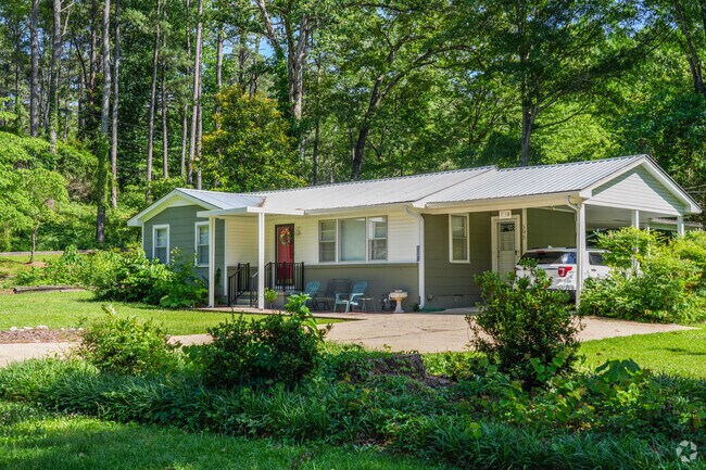 Classic ranch-style homes are a staple in Presley Heights, known for their single-level designs and practical living spaces.