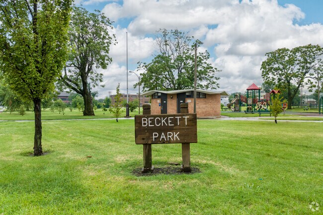 Beckett Park in the Lewis Place community is 3.34 acres.